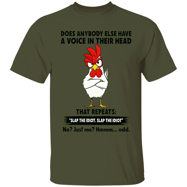 Cock Does Anybody Else Have A Voice In Their Head Shirt - Image 3