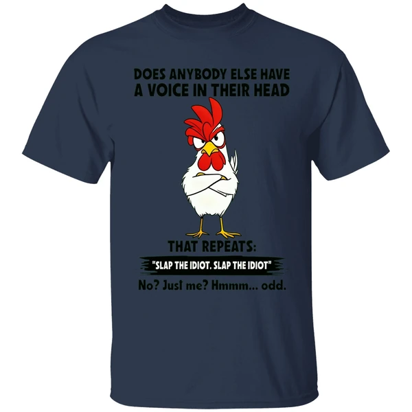 Cock Does Anybody Else Have A Voice In Their Head Shirt - Image 4