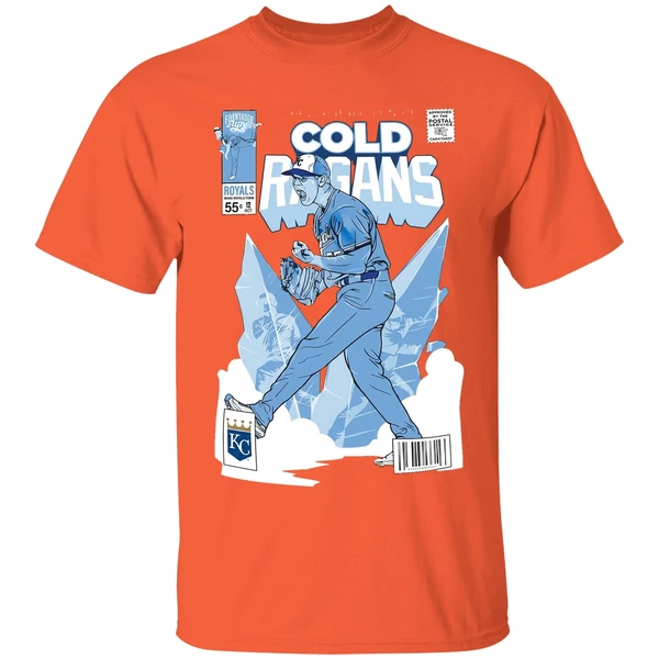 cole ragans kansas city royals hell put you on ice shirt orange