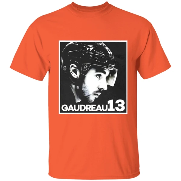Cole Sillinger Walking The Blue Carpet Wearing A Johnny Gaudreau 13 Shirt - Image 5
