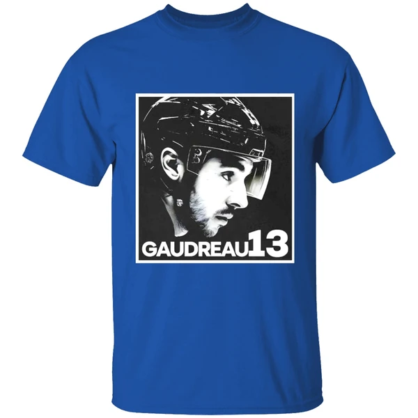Cole Sillinger Walking The Blue Carpet Wearing A Johnny Gaudreau 13 Shirt - Image 7