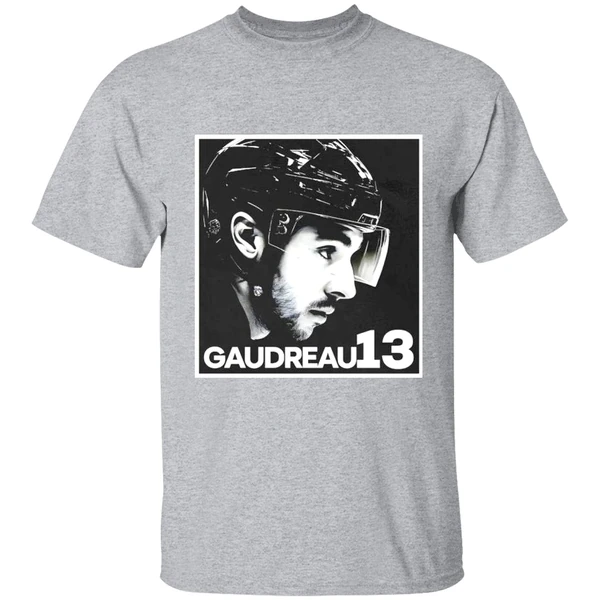 Cole Sillinger Walking The Blue Carpet Wearing A Johnny Gaudreau 13 Shirt - Image 8