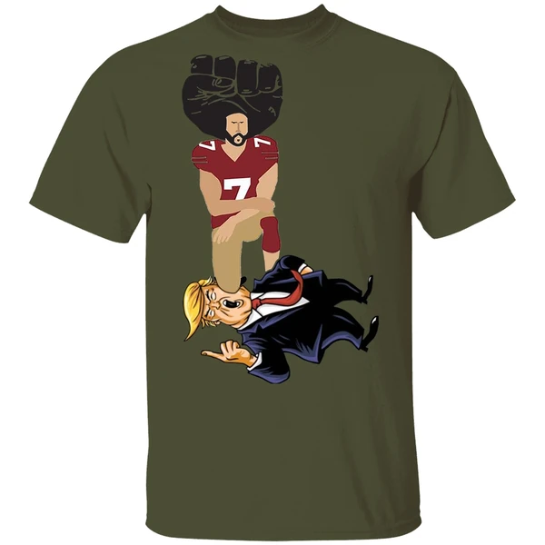 Colin Kaepernick Kneel On Trump Shirt - Image 3