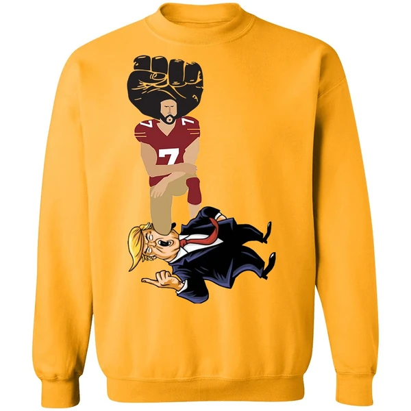 Colin Kaepernick Kneel On Trump Sweatshirt