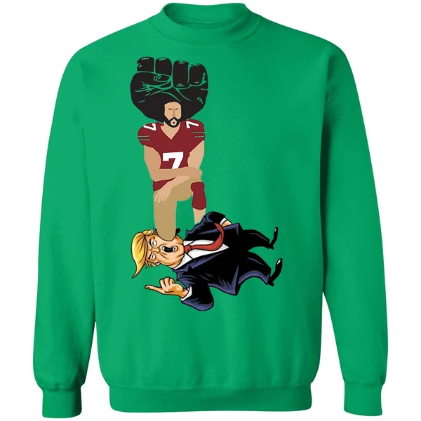 Colin Kaepernick Kneel On Trump Sweatshirt - Image 2
