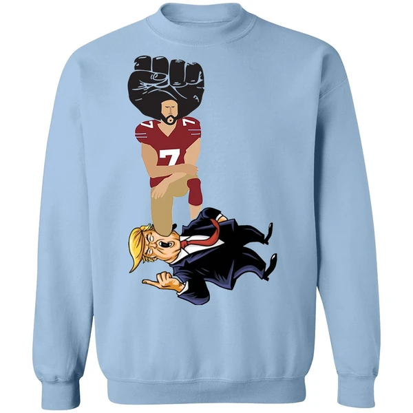 Colin Kaepernick Kneel On Trump Sweatshirt - Image 3