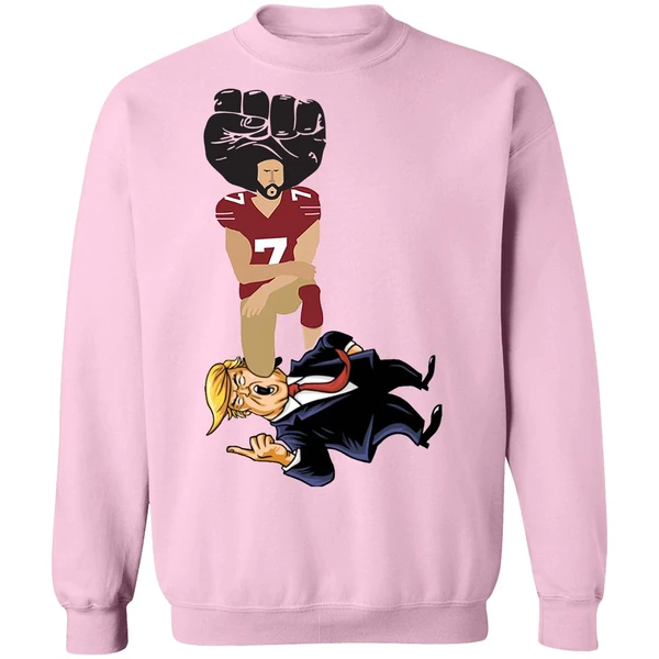 Colin Kaepernick Kneel On Trump Sweatshirt - Image 4