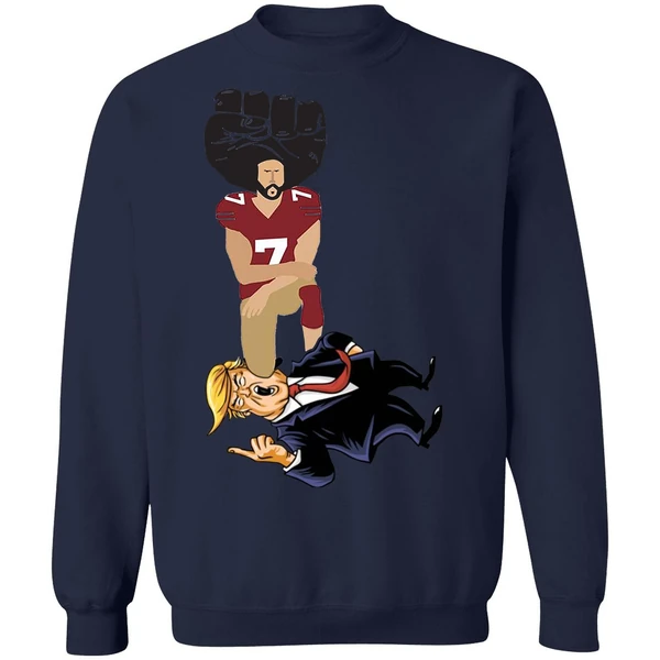 Colin Kaepernick Kneel On Trump Sweatshirt - Image 5