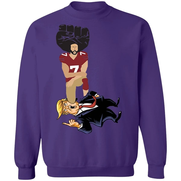 Colin Kaepernick Kneel On Trump Sweatshirt - Image 6