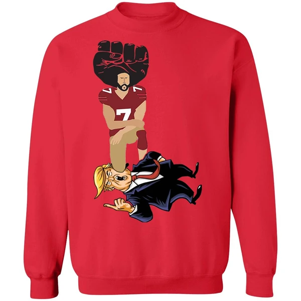 Colin Kaepernick Kneel On Trump Sweatshirt - Image 7