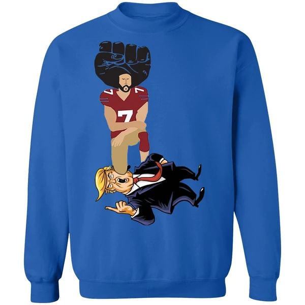 Colin Kaepernick Kneel On Trump Sweatshirt - Image 8