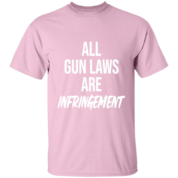 colion noir all gun laws are infringement shirt lightpink