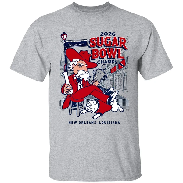Colonel Reb Ole Miss Rebels Allstate Sugar Bowl 2026 Trophy Mascot Shirt - Image 6