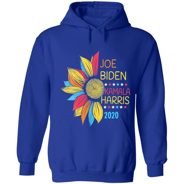 Colorful Sunflower Joe Biden Kamala Harris 2020 Hoodie