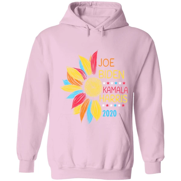 Colorful Sunflower Joe Biden Kamala Harris 2020 Hoodie - Image 4