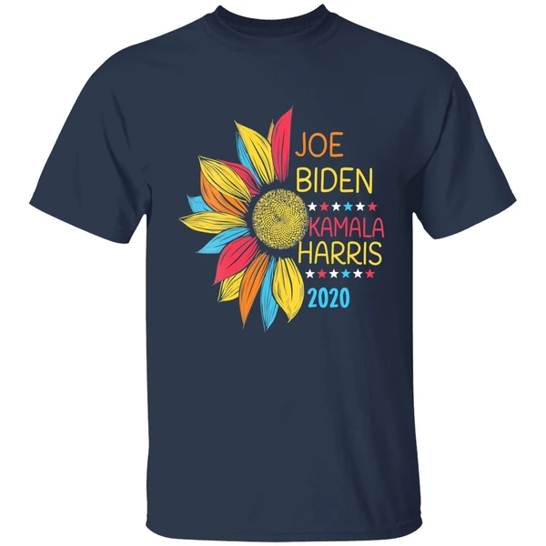 Colorful Sunflower Joe Biden Kamala Harris 2020 Shirt - Image 4