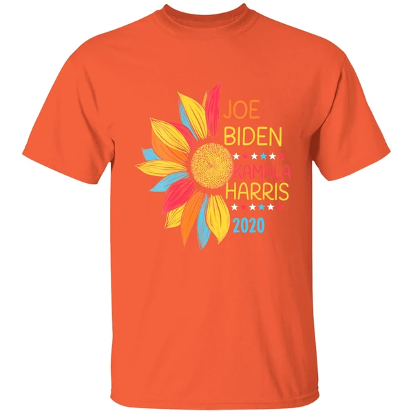 Colorful Sunflower Joe Biden Kamala Harris 2020 Shirt - Image 5