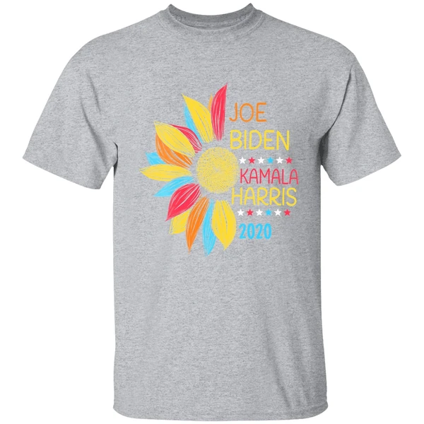Colorful Sunflower Joe Biden Kamala Harris 2020 Shirt - Image 8