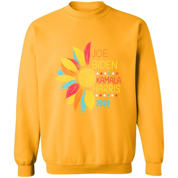 Colorful Sunflower Joe Biden Kamala Harris 2020 Sweatshirt