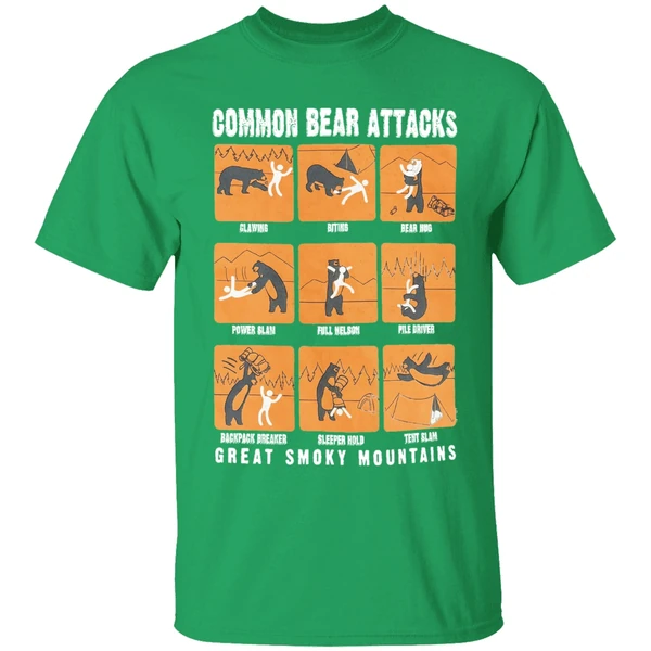 Common Bear Attacks Great Smoky Mountains Shirt