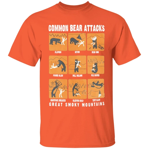 Common Bear Attacks Great Smoky Mountains Shirt - Image 5