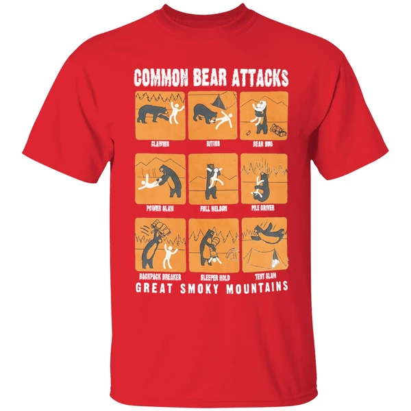 Common Bear Attacks Great Smoky Mountains Shirt - Image 6