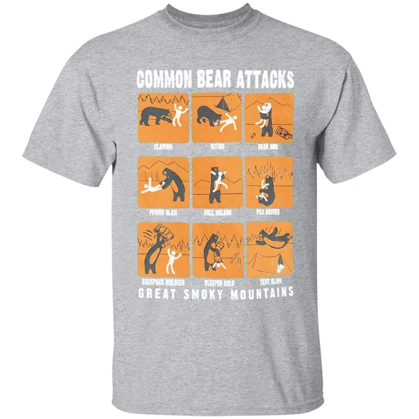 Common Bear Attacks Great Smoky Mountains Shirt - Image 8