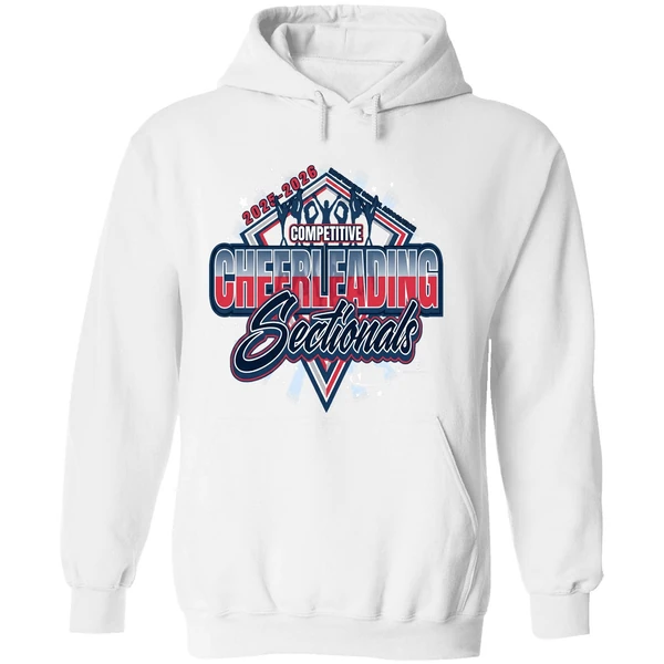 Competitive Cheerleading Sectionals Ihsa Illinois High School Association 2025 2026 Hoodie - Image 8