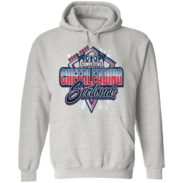 Competitive Cheerleading Sectionals Ihsa Illinois High School Association 2025 2026 Hoodie - Image 9