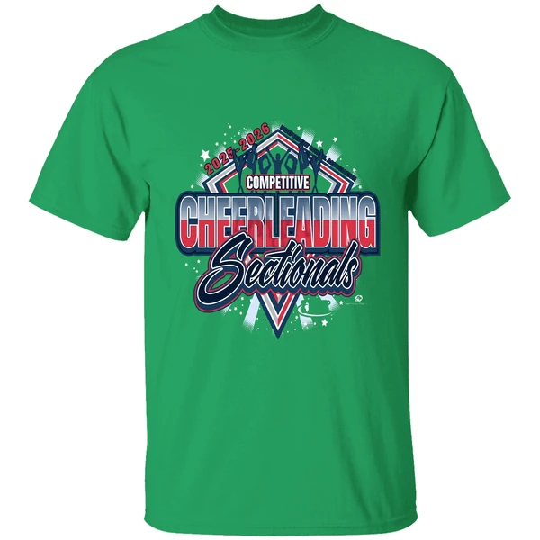 Competitive Cheerleading Sectionals Ihsa Illinois High School Association 2025 2026 Shirt - Image 2