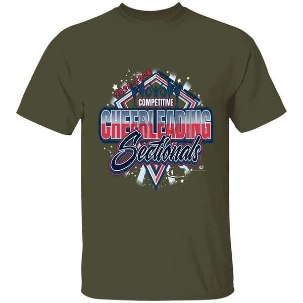 Competitive Cheerleading Sectionals Ihsa Illinois High School Association 2025 2026 Shirt - Image 4
