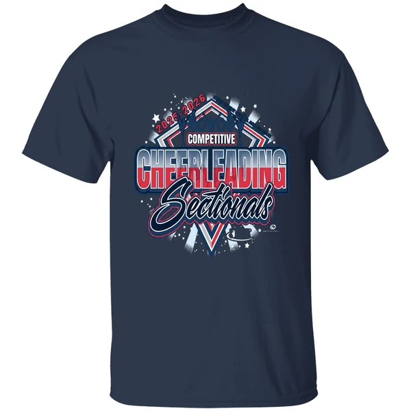 Competitive Cheerleading Sectionals Ihsa Illinois High School Association 2025 2026 Shirt - Image 5