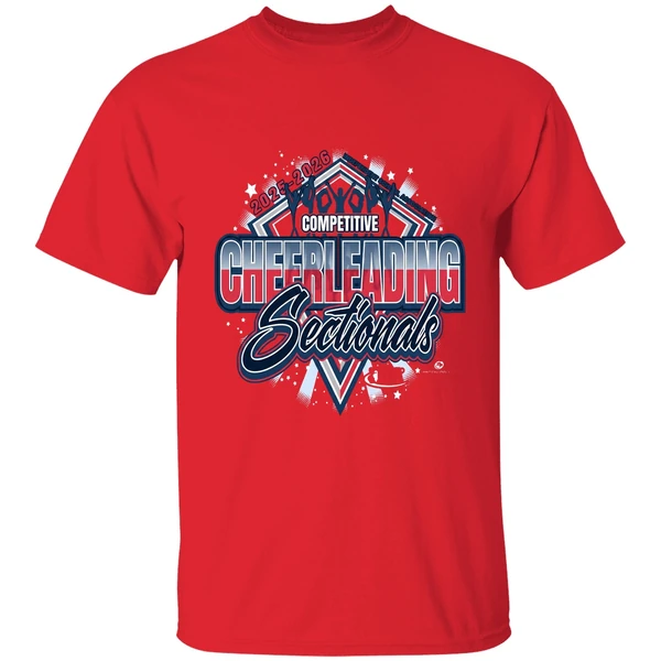 Competitive Cheerleading Sectionals Ihsa Illinois High School Association 2025 2026 Shirt - Image 7
