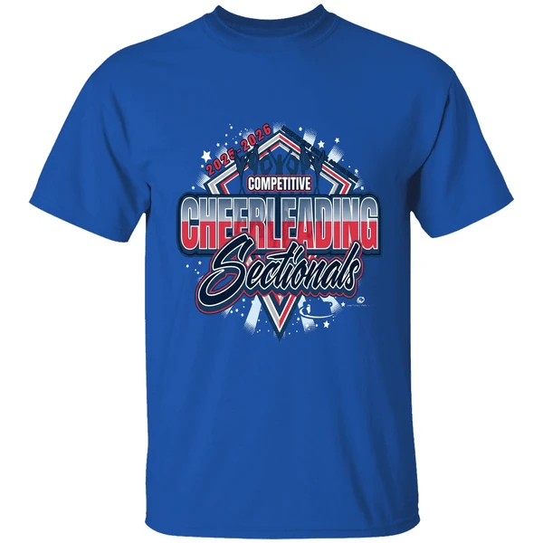 Competitive Cheerleading Sectionals Ihsa Illinois High School Association 2025 2026 Shirt - Image 8
