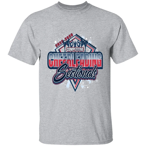 Competitive Cheerleading Sectionals Ihsa Illinois High School Association 2025 2026 Shirt - Image 9