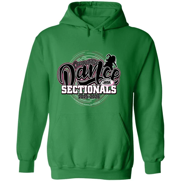 Competitive Dance Sectionals Ihsa Illinois High School Association 2025 2026 Hoodie - Image 2