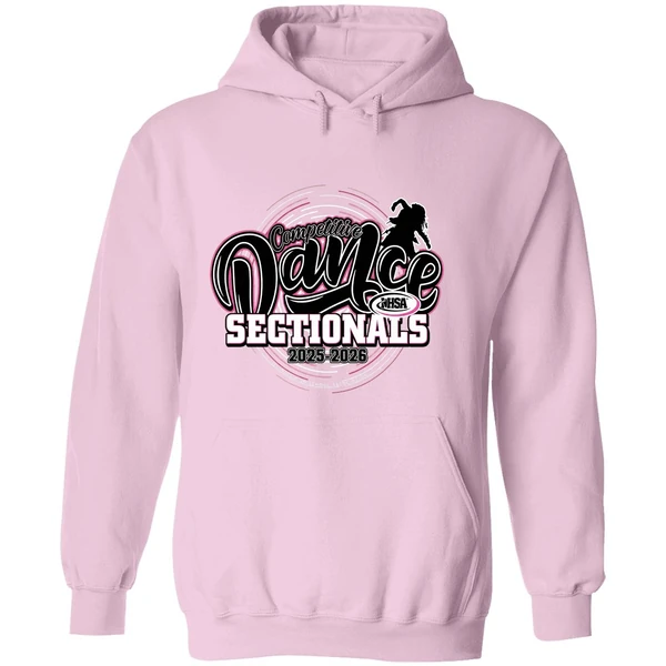 Competitive Dance Sectionals Ihsa Illinois High School Association 2025 2026 Hoodie - Image 5