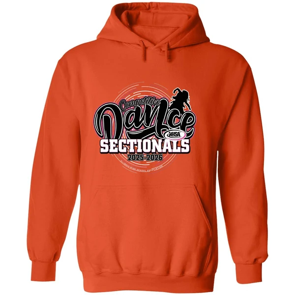Competitive Dance Sectionals Ihsa Illinois High School Association 2025 2026 Hoodie - Image 6