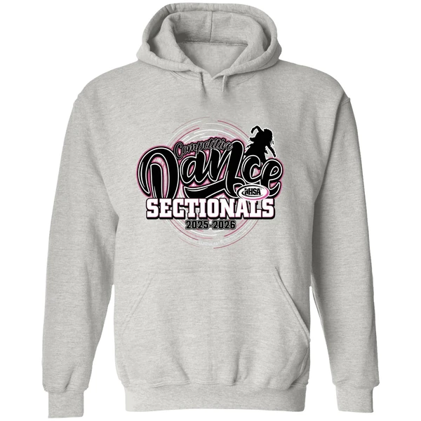 Competitive Dance Sectionals Ihsa Illinois High School Association 2025 2026 Hoodie - Image 9
