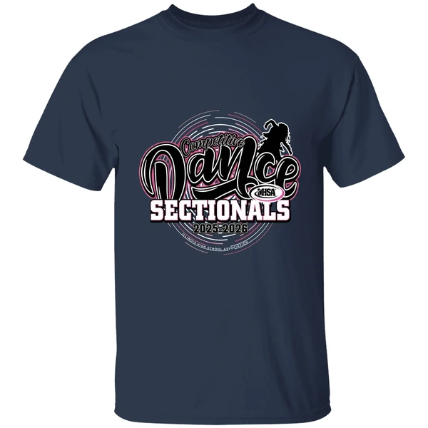 competitive dance sectionals ihsa illinois high school association 2025 2026 shirt navy