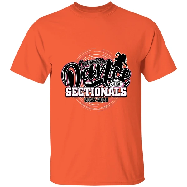 Competitive Dance Sectionals Ihsa Illinois High School Association 2025 2026 Shirt - Image 6