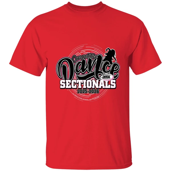 Competitive Dance Sectionals Ihsa Illinois High School Association 2025 2026 Shirt - Image 7