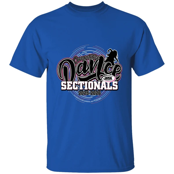 Competitive Dance Sectionals Ihsa Illinois High School Association 2025 2026 Shirt - Image 8
