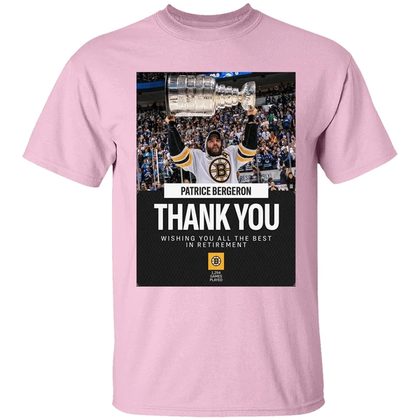 Congratulations On A Legendary Career Patrice Bergeron Retirement Shirt - Image 2