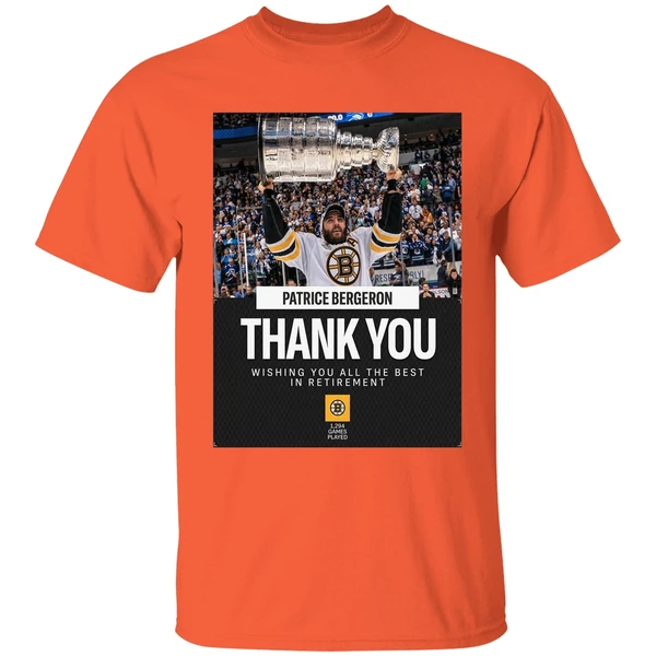 Congratulations On A Legendary Career Patrice Bergeron Retirement Shirt - Image 3