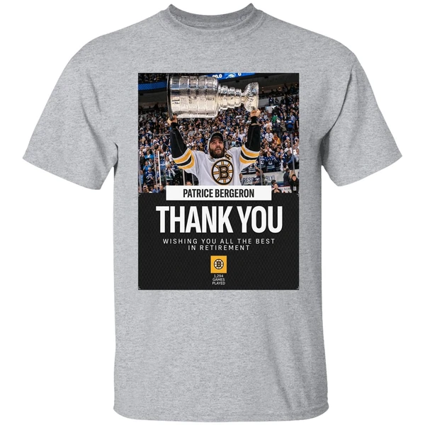 Congratulations On A Legendary Career Patrice Bergeron Retirement Shirt - Image 6