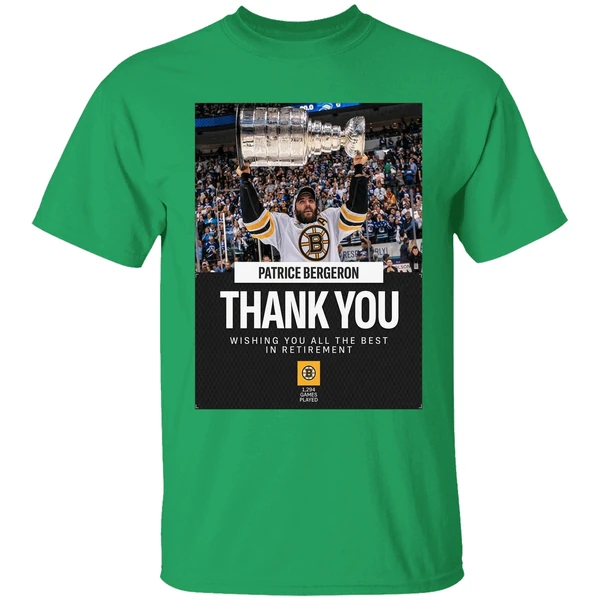 Congratulations On A Legendary Career Patrice Bergeron Retirement Shirt - Image 8