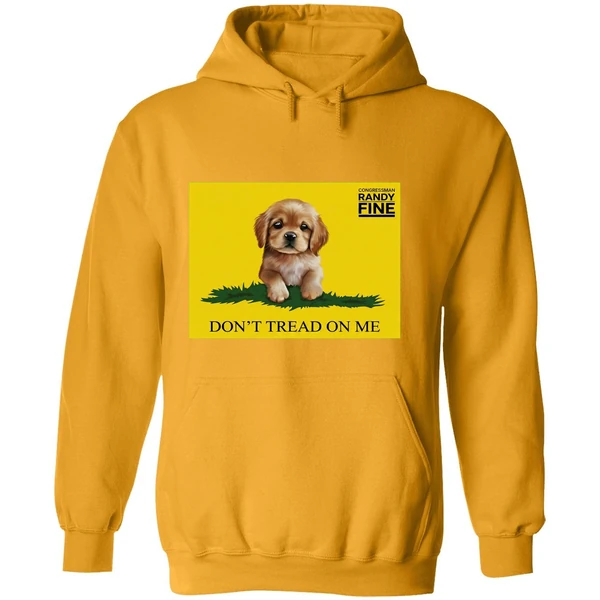 Congressman Randy Fine Golden Retriever Puppy Dont Tread On Me Hoodie
