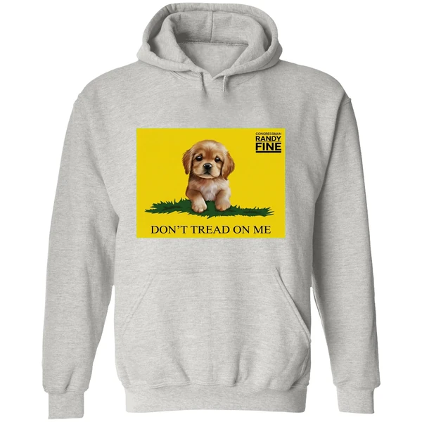 Congressman Randy Fine Golden Retriever Puppy Dont Tread On Me Hoodie - Image 9