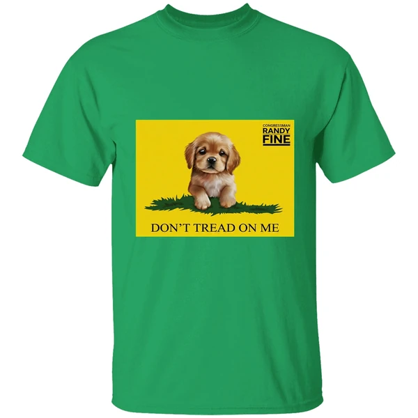 Congressman Randy Fine Golden Retriever Puppy Dont Tread On Me Shirt - Image 2